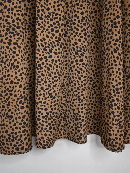 BlueTime Women's L Animal Print Maxi Skirt - Picture 5 of 7